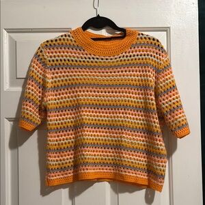 Colorful Striped Women's Sweater